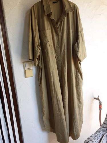 tolles Sommerkleid von C&A in Gr.58, neu, Khaki, Baumwolle, Blusenkleid - Bild 5 von 6
