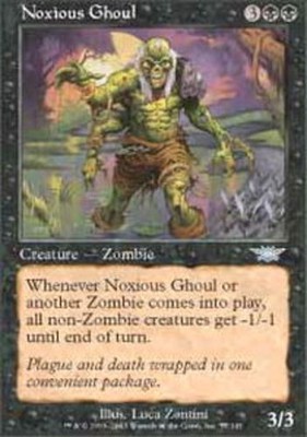 1x Noxious Ghoul Heavy Play MTG Magic - Kid Icarus -