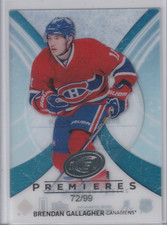 Brendan Gallagher 2013-14 Upper Deck Ice Premieres #/99