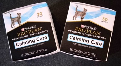 (2) Purina Calming Care Pro Plan Supplement-30 Sachets for Cats~Buy them: $25.99