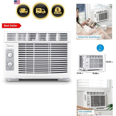 5,000 BTU EasyCool Small Window Air Conditioner - Cool up to 150 Sq. Ft. with...
