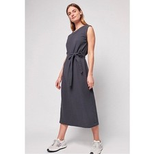 Faherty Costa Midi Dress Women XS 100% Organic Cotton Sleeveless Casual No Belt