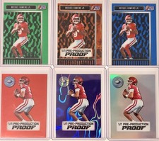 🔥 2025 MICHAEL HAWKINS JR 1/1 LEAF PRO SET PRE PRODUCTION PROOF 6 CARD LOT 🔥