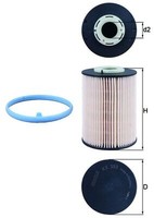 Knecht KX 393D Kraftstofffilter For Ford Volvo