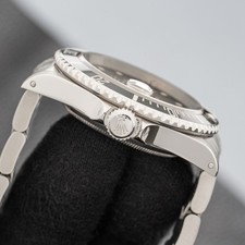 Rolex Submariner 16610 Silver Oyster Bracelet with Black Bezel 4