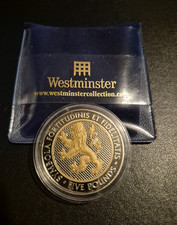 Lion of England 5 pound coin