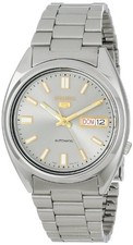 Seiko 5 SNXS75K1 Men's Automatic Watch Grey Dial Silver Stainless Steel New