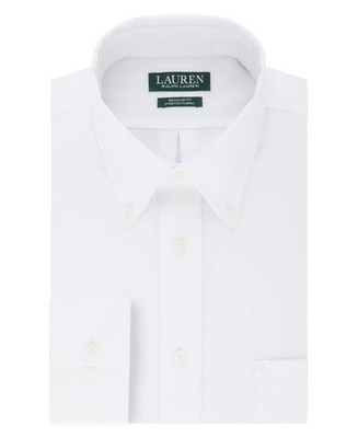 Lauren Ralph Lauren Men's Regular Fit Ultraflex Non Iron Stretch, L, 16.5  34/35 | eBay
