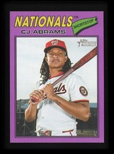 2026 Topps Heritage - C.J. Abrams #349 Light Purple Border