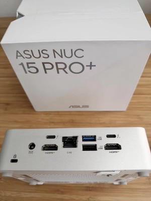 ASUS NUC 15 Pro+ Mini PC - Intel Core Ultra 7 255H, Barebones Kit, Wi-Fi 7, TB4