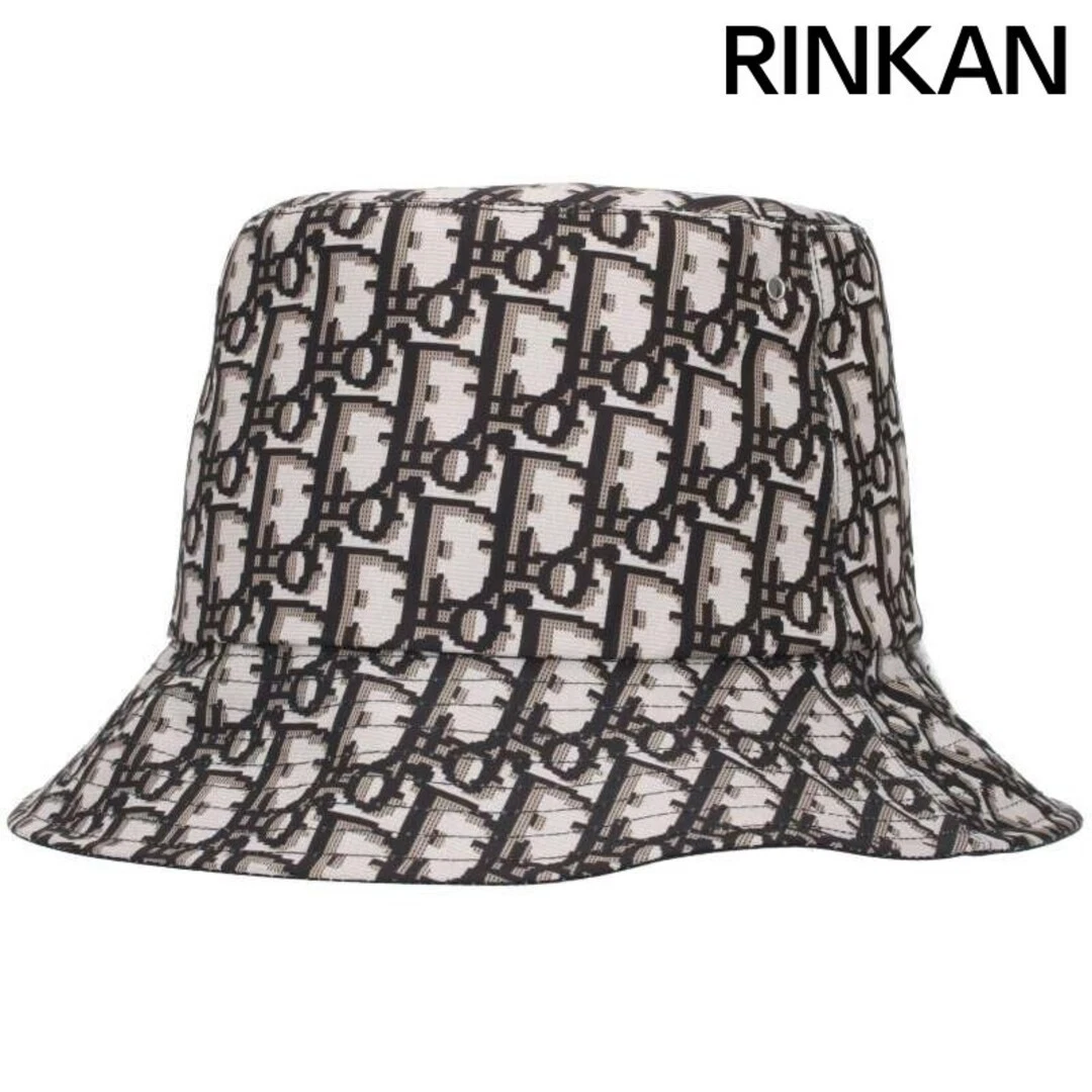 Chapeau seau réversible oblique tout motif Dior 95TDD923A130 pour homme occasion 7f76c75