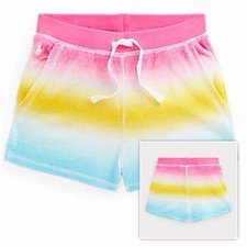POLO RALPH LAUREN AUTHENTIC GIRLS BRAND NEW ORIGINAL TERRY SHORTS Sz S 7 , NWT
