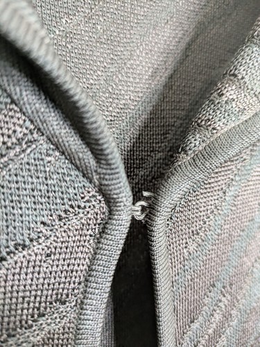 Ming Wang Strickjacke Damen groß vorne offen schwarz minimalistisch - Bild 5 von 8