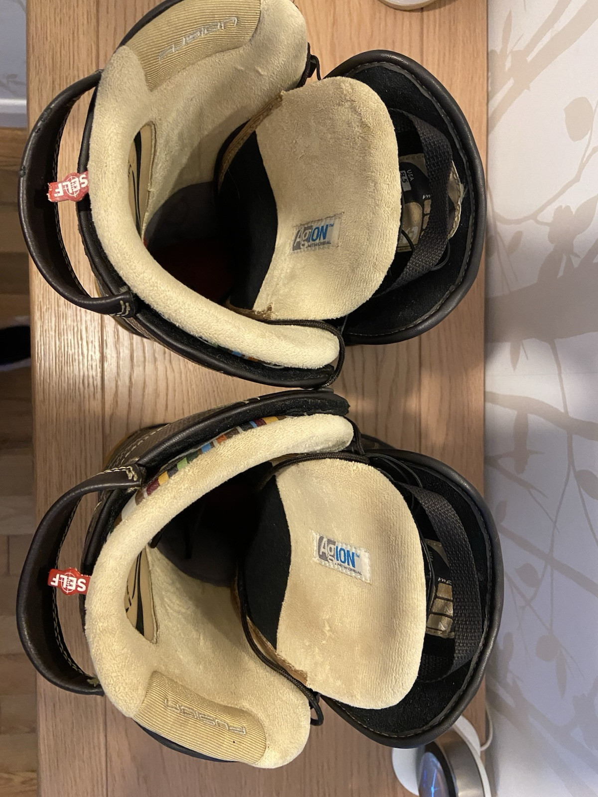 Stivali da snowboard Salomon Fusion taglia 8 marroni sci neve invernali