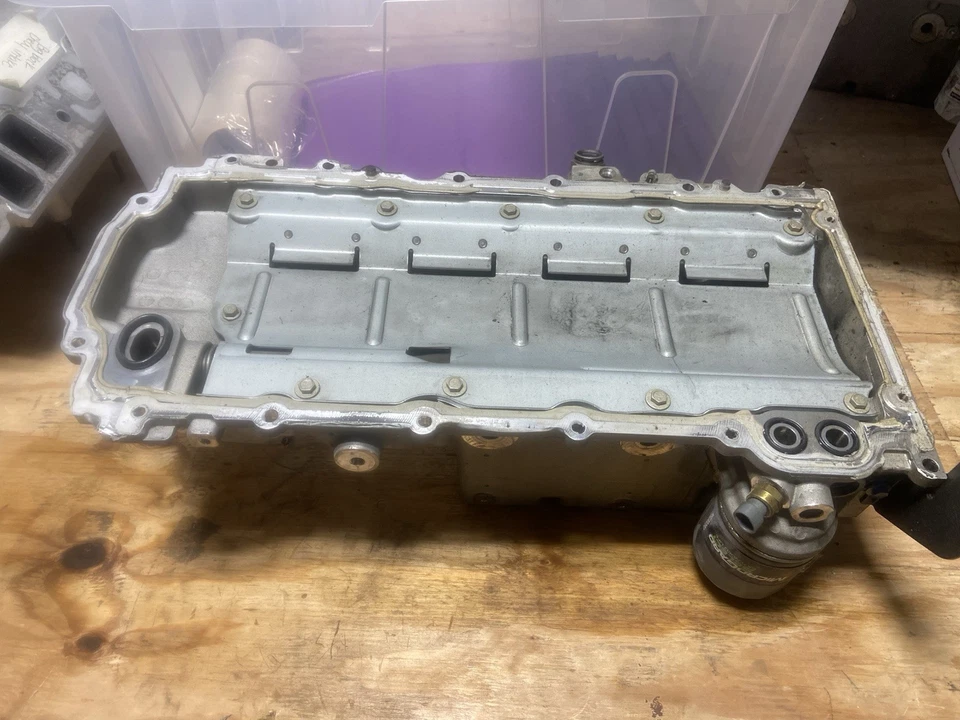 2016–2018 Chevy Camaro Corvette LT1 Engine Oil Pan OEM Used - Image 4 of 4