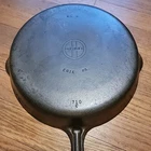Griswold  No. 9 Cast Iron Skillet Small Logo Grooved Handle 710 C