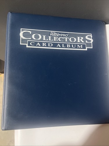 Ultra Pro Collectors Card Album 3" blue binder empty used