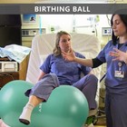 INPANY Peanut Ball - anti Burst Exercise Ball for Labor Birthing, Physical