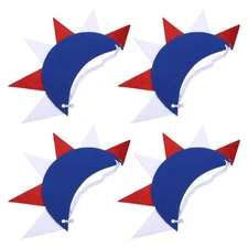  4pcs 4th Of July Headband, Usa Patriotic Headbands Head Boppers For