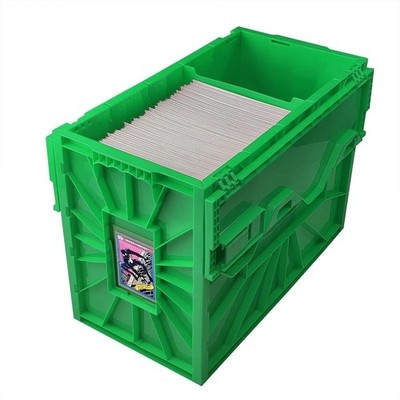 New (5 ct) BCW Short Comic Book Storage Bin-Green-Heavy Duty Plastic Bin