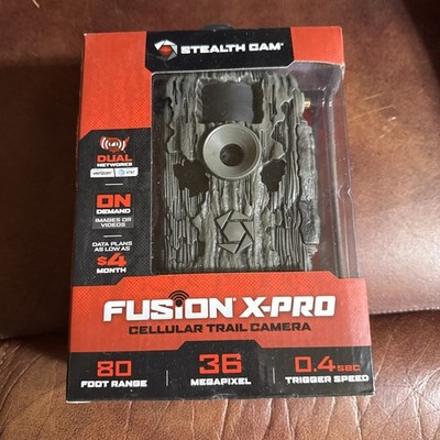 Stealth Cam STC-FXWT-W Cellular Trail Cameras Fusion X-Pro 80 Foot Range  36MP
