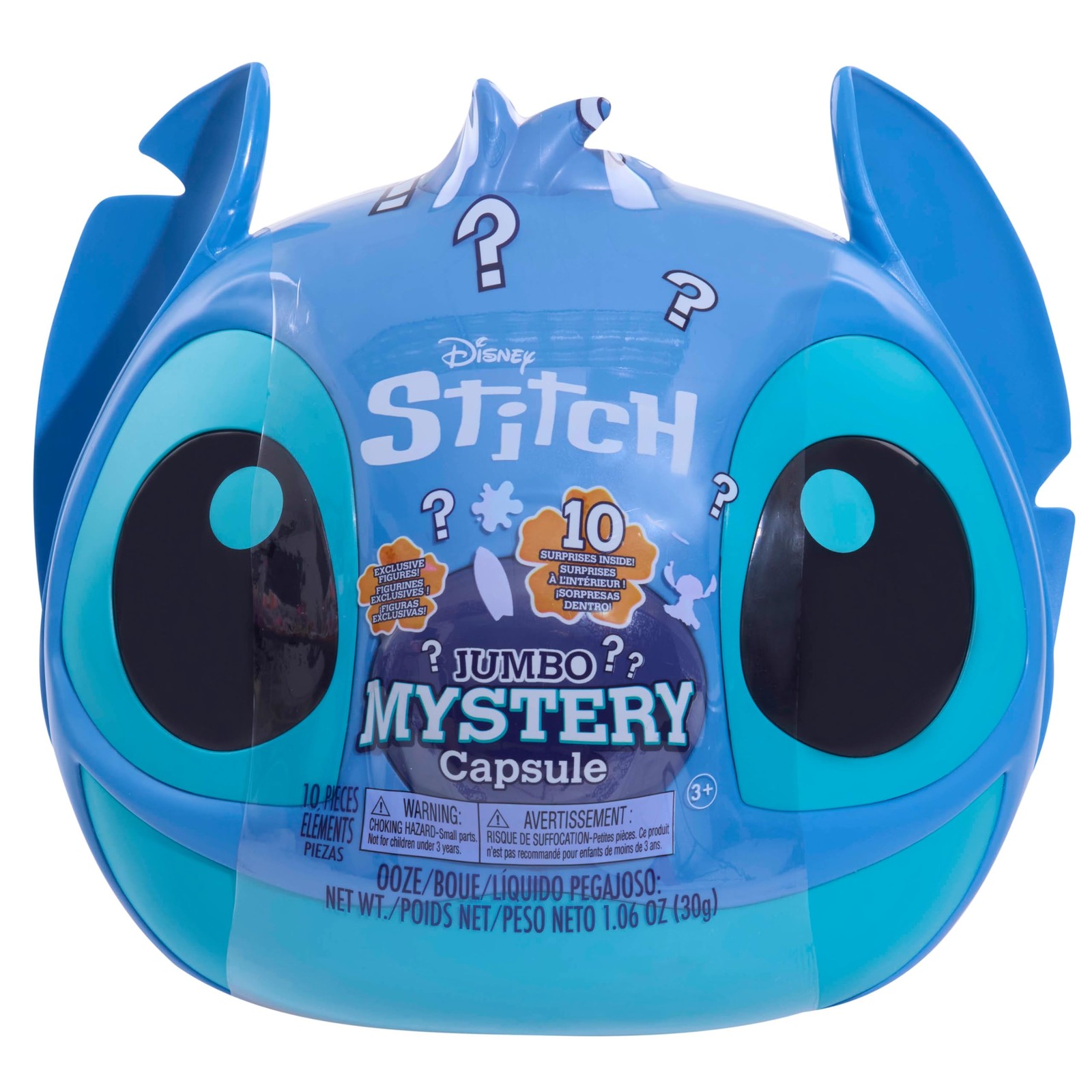 Disney Stitch 9-Inch Jumbo Mystery Capsule Figure Head Blind Box – 10 Surprise
