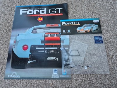 Maßstab 1:8 Deagostini Bauen Sie Ihren eigenen Ford GT40 AUTOAUSGABE TEIL 94 + MAGAZIN