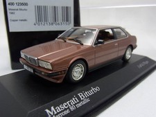 Maserati Biturbo 1982 Copper met Minichamps 1/43 SOHC V6 Twin Minicar