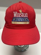 VTG Winston Racing Winners Club NASCAR Red Snapback Hat Cap USA Cup Series