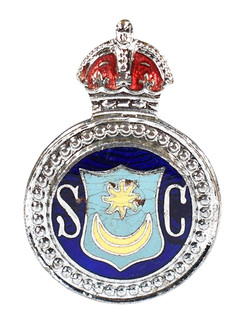 World War Two Portsmouth Special Constabulary Policemans Enamel Lapel Badge