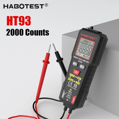 HABOTEST DC Voltage Tester Multimeter NCV Ohm Hz Live Wire Detector Pen