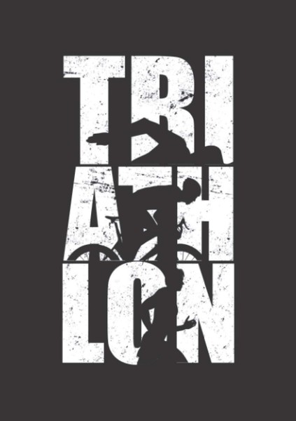 Triathlon Notizbuch A5 Softcover 120 Linierte Seiten, Trainingsheft, Tagebuch-image