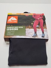 Womens Thermal Ozark Trail Seamless Base Layer Legging Warmer Black Winter