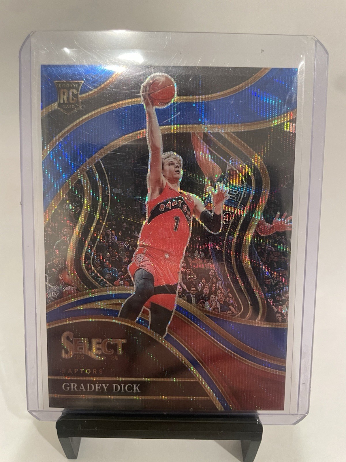 2023-24 Panini Select - Courtside Gradey Dick #287 Blue Wave Prizm /75 (RC)