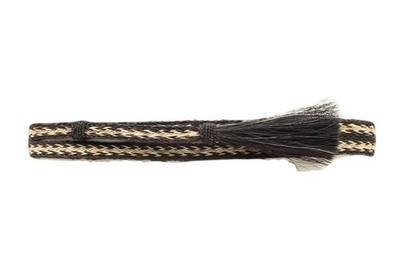 Horsehair Hat Band 29'' x 1/2'' Natural with Tassels - Cool Twist for Cowboy Hats
