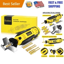 Compact Chainsaw Sharpener with Angle Attachment - Perfect Maintenance Tool