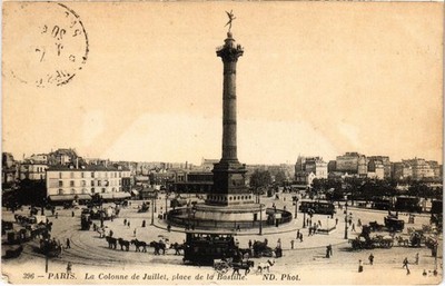 CPA PARIS 4. - La Colonne de Julliet, Place de la Bastille (79677)