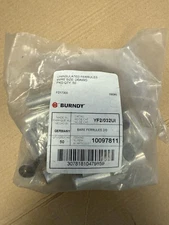 (20ea) Burndy YF2/032UI Uninsulated Ferrules 2/0 AWG