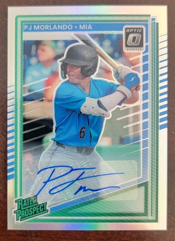 2025 Panini Donruss - Optic Rated Prospects PJ Morlando #168 Holo Prizm...