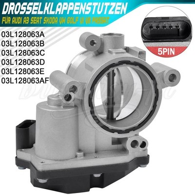 Drosselklappe Drosselklappenstutzen für Audi A3 A4 VW Golf Passat Seat Skoda Neu