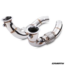EXHAUST STAINLESS DECAT DOWNPIPES FOR BMW F10 M5 F12 M6 4.4 S63 V8 12-16