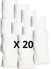 Gecosac 20 Sacs À Gravats 55Kg PP 55X95Cm Pour Déchets Chantier, Jardin, Sable