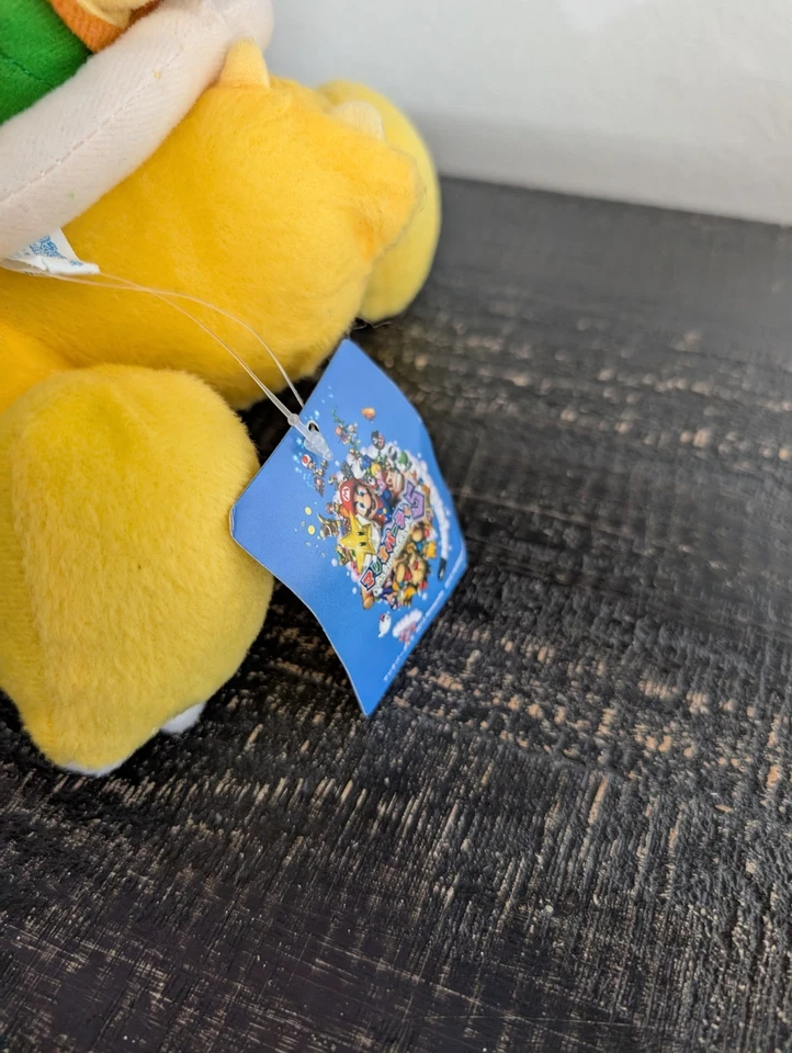 RARO Juguete de Peluche Bowser Super Mario Party 5 Bowser 2011 Nintendo Hudson Etiquetas Suaves Foto 3 de 4