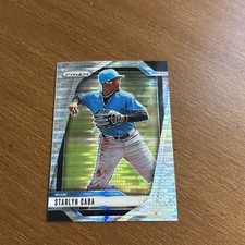 2025 Panini Prizm #19 Starlyn Caba Pulsar Prizms #/499 MARLINS SP