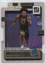 2022 Donruss Rated Rookie Press Proof Silver Die-Cut 65/75 Kingsley Enagbare 3hd