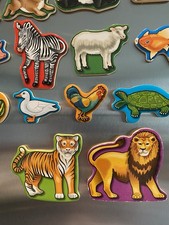 Melissa Doug Wooden Animal Magnets Set of 20 Toddler Kids Toys 2 years