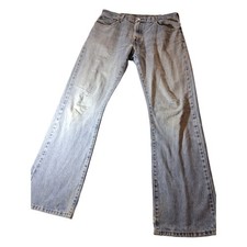 Levis 517 Mens Light Wash Bootcut Jeans W34 L32 Denim Blue