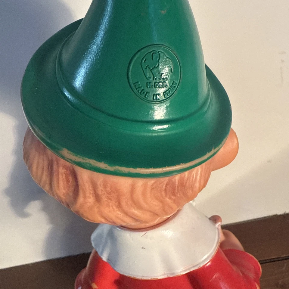 PINOCCHIO vintage in gomma marchio ELEFANTINO LEDRA - h 36 cm - Immagine 2 di 3