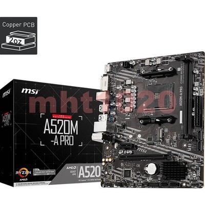 New MSI A520M-A PRO mainboard / delivery fast