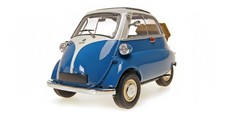 Minichamps 1/18 BMW ISETTA 1955 Blue & White Diecast Model Collectible